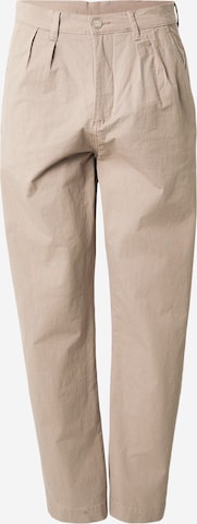 Lindbergh - Loosefit Calças com pregas em cinzento: frente