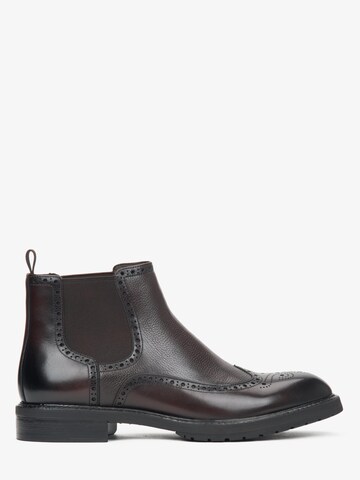 Estro Boots '985-12'‌‌‌‌‌ in Braun: Vorderseite