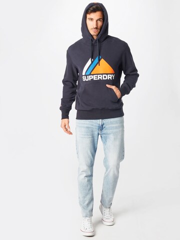 Superdry Bluzka sportowa 'Mountain' w kolorze niebieski