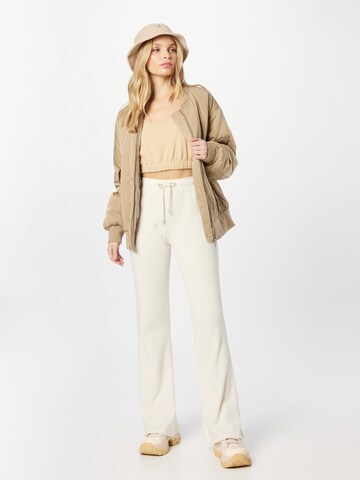 HOLLISTER Flared Pants 'CYBER DROP' in Beige