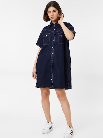 LEVI'S ® - Vestidos camiseiros 'Elowen Western Dress' em azul: frente