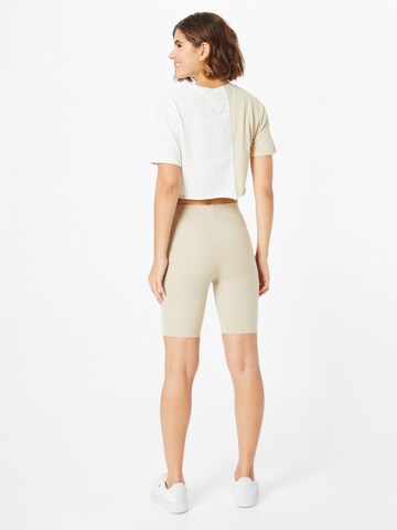 Tommy Jeans Skinny Shorts in Beige
