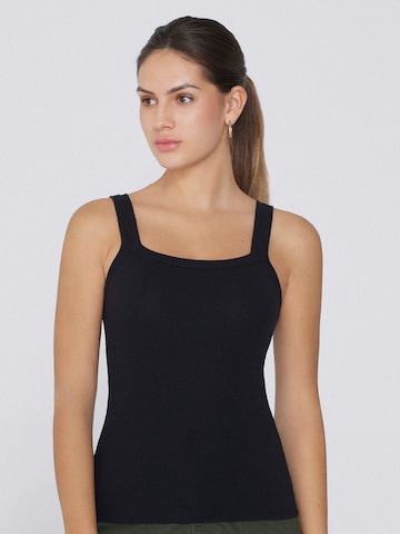 Tezenis Top in Schwarz