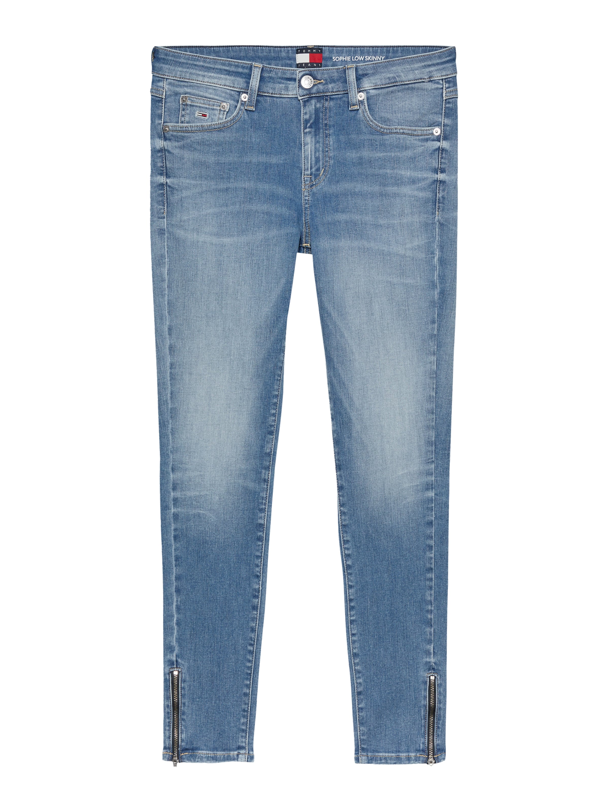 mėlyna Tommy Jeans Siauras Džinsai: priekis