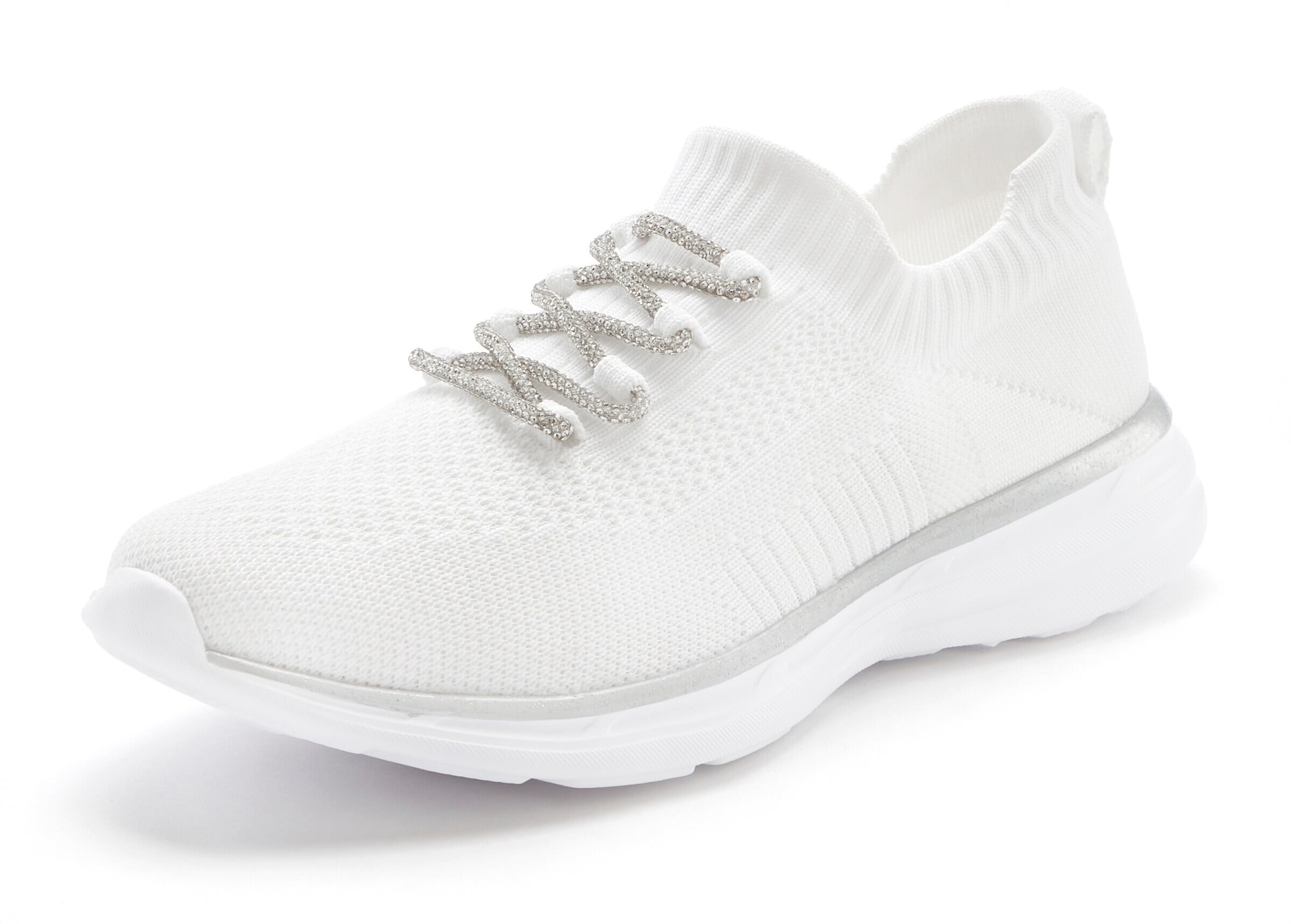 LASCANA Sneakers in White: front