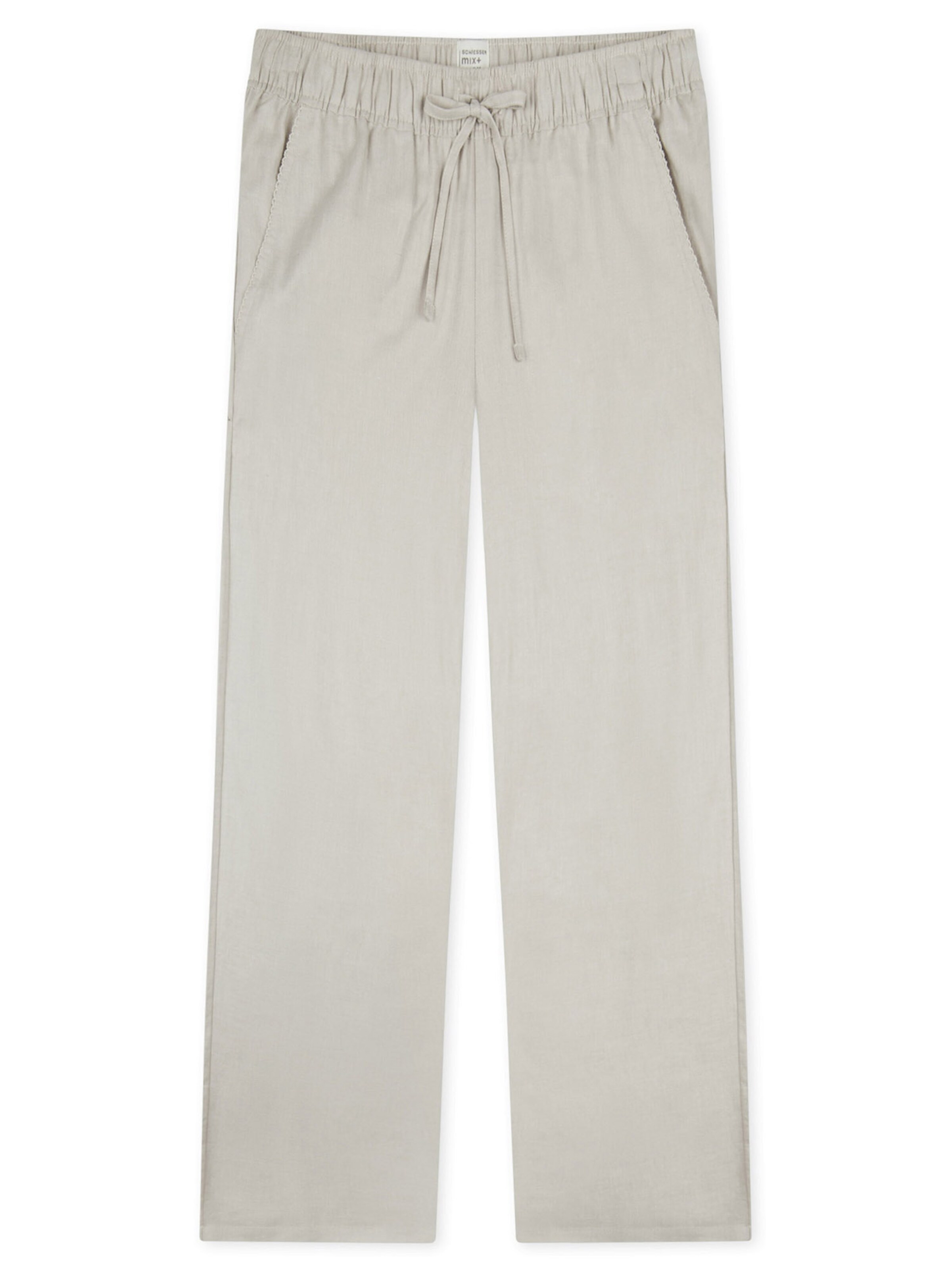 SCHIESSER Pyjamabroek in Beige: voorkant
