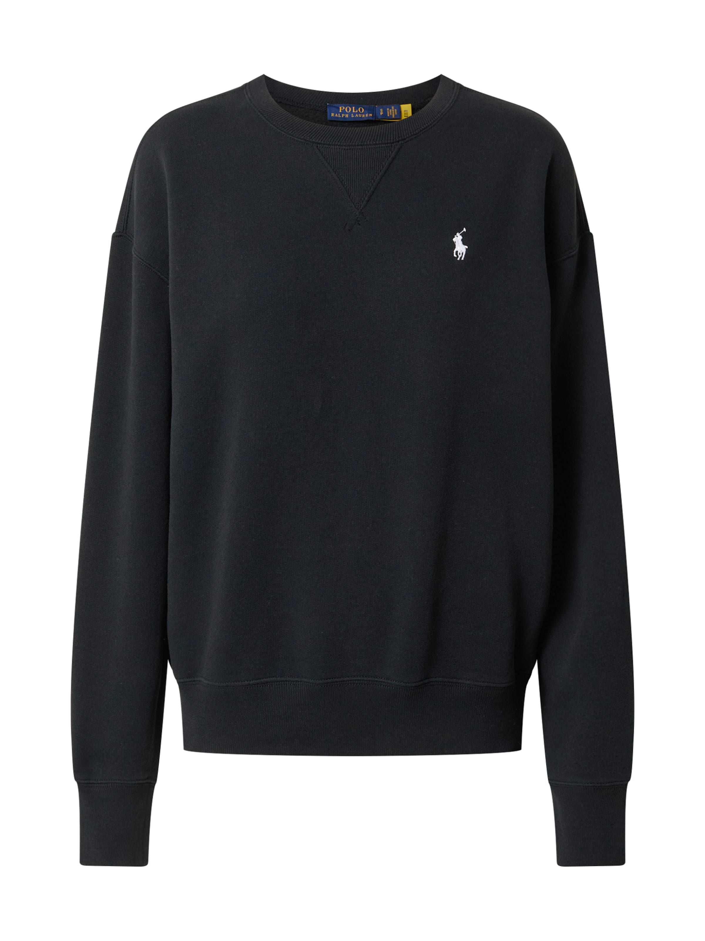 Sweat-shirt Polo Ralph Lauren en noir : devant