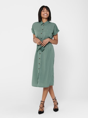 ONLY Košilové šaty 'Hannover' – zelená: přední strana