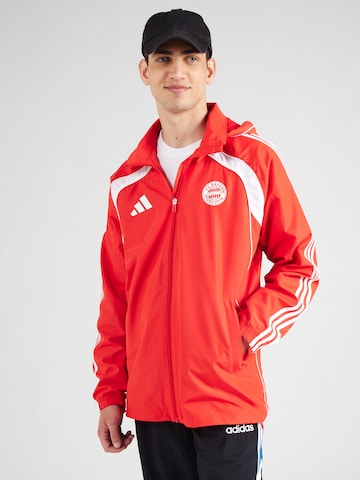 ADIDAS PERFORMANCE - Chaqueta de chándal 'FCB UBP WB' en rojo: frente