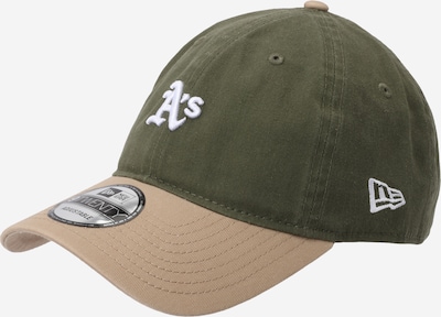 NEW ERA Boné '920 OAKATH' em 55-60 em bege / oliveira / branco, Vista do artigo