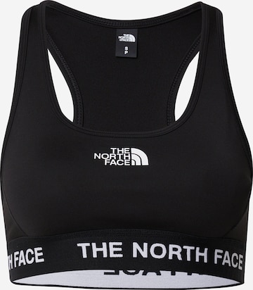 THE NORTH FACE Bralette Sports Bra in Black: front