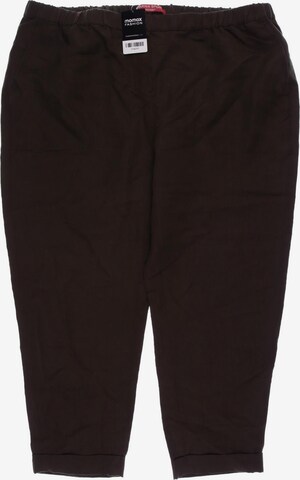 Marina Rinaldi Pants in 5XL in Brown: front