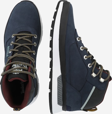 mėlyna TIMBERLAND Auliniai batai su raišteliais 'Field Trekker'
