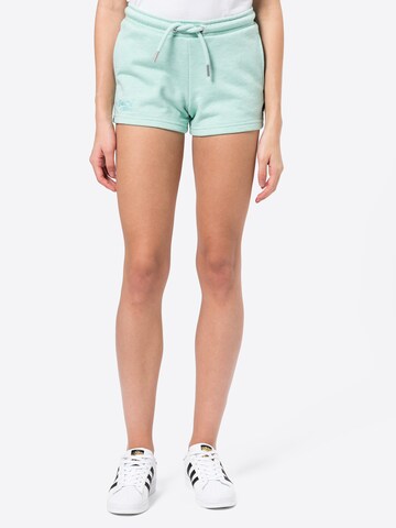 Regular Pantalon Superdry en vert : devant