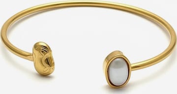 Braccialetto 'Perla' di ETNÉE in oro: frontale