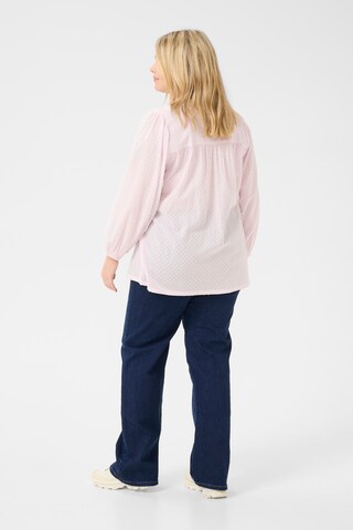 KAFFE CURVE Bluse 'Rory' in Lila