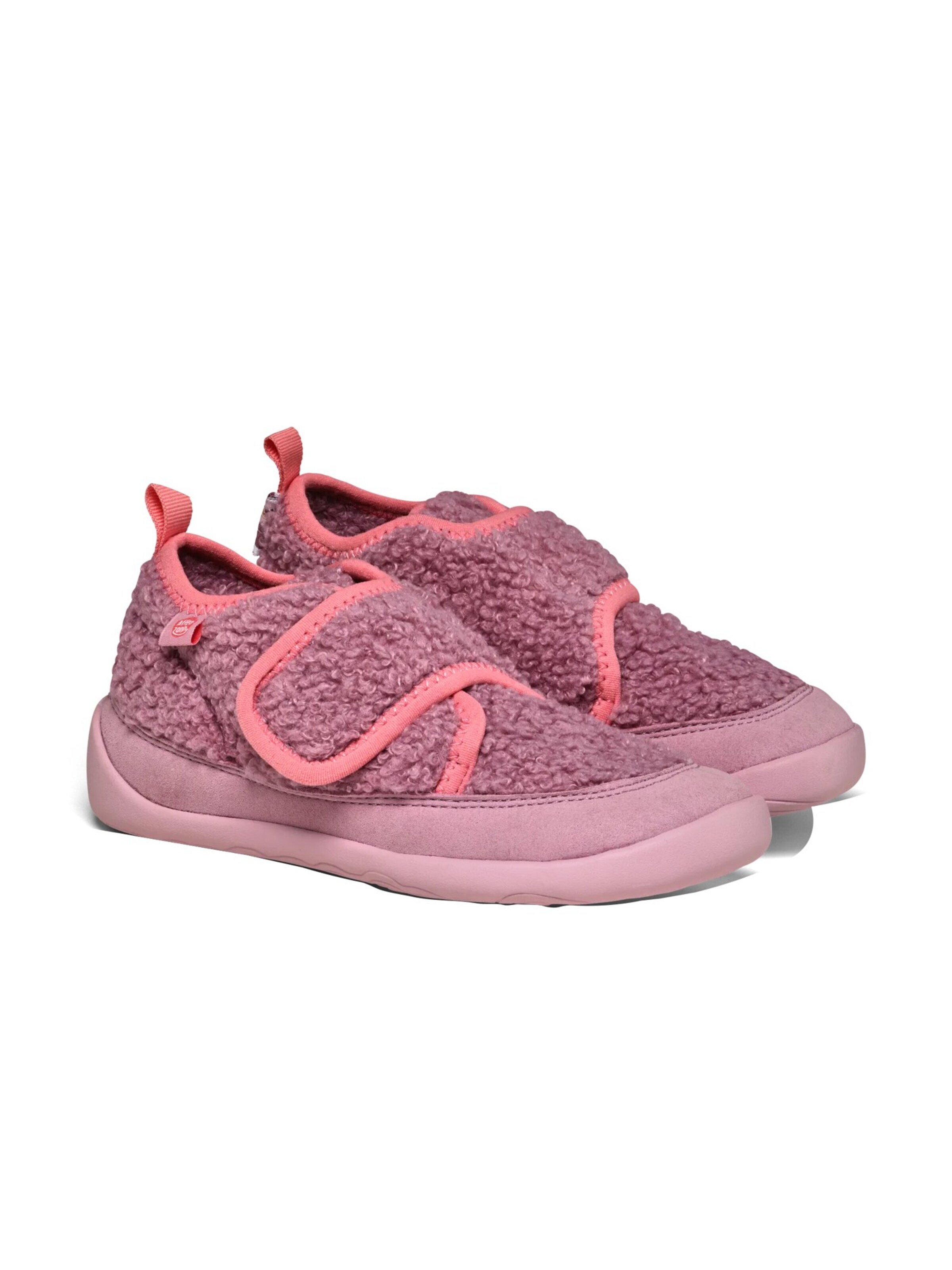 Affenzahn Slippers 'Vegan Fleecy Vegan Fleecy' in Pink