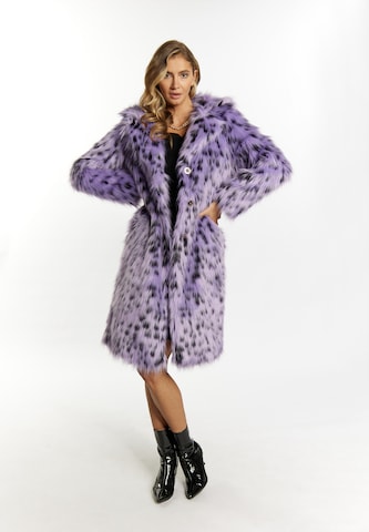 Manteau d’hiver faina en violet