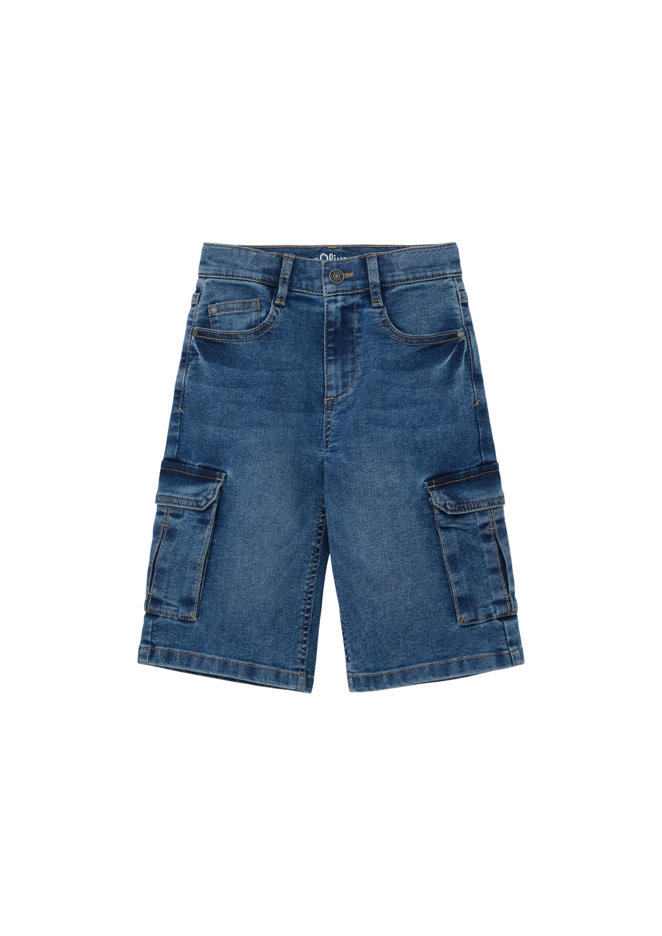 s.Oliver Loosefit Jeans in Blauw: voorkant