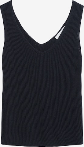 Haut 'Caaro Lino' ARMEDANGELS en noir : devant