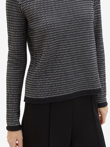 TOM TAILOR Pullover in Schwarz