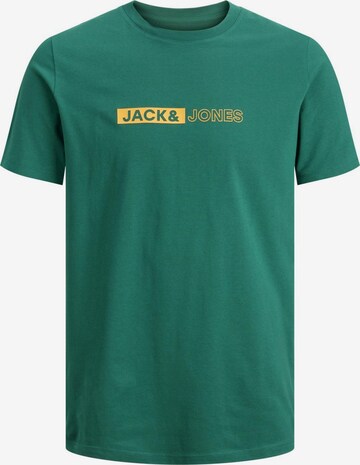 T-Shirt JACK & JONES en vert : devant