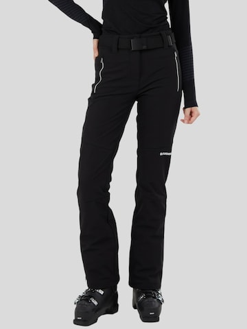 Regular Pantalon fonctionnel 'Galena' Fundango en noir : devant