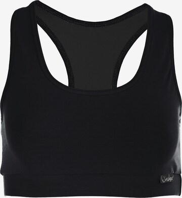 Winshape Bustier Sport-BH 'WVR1' in Schwarz: predná strana