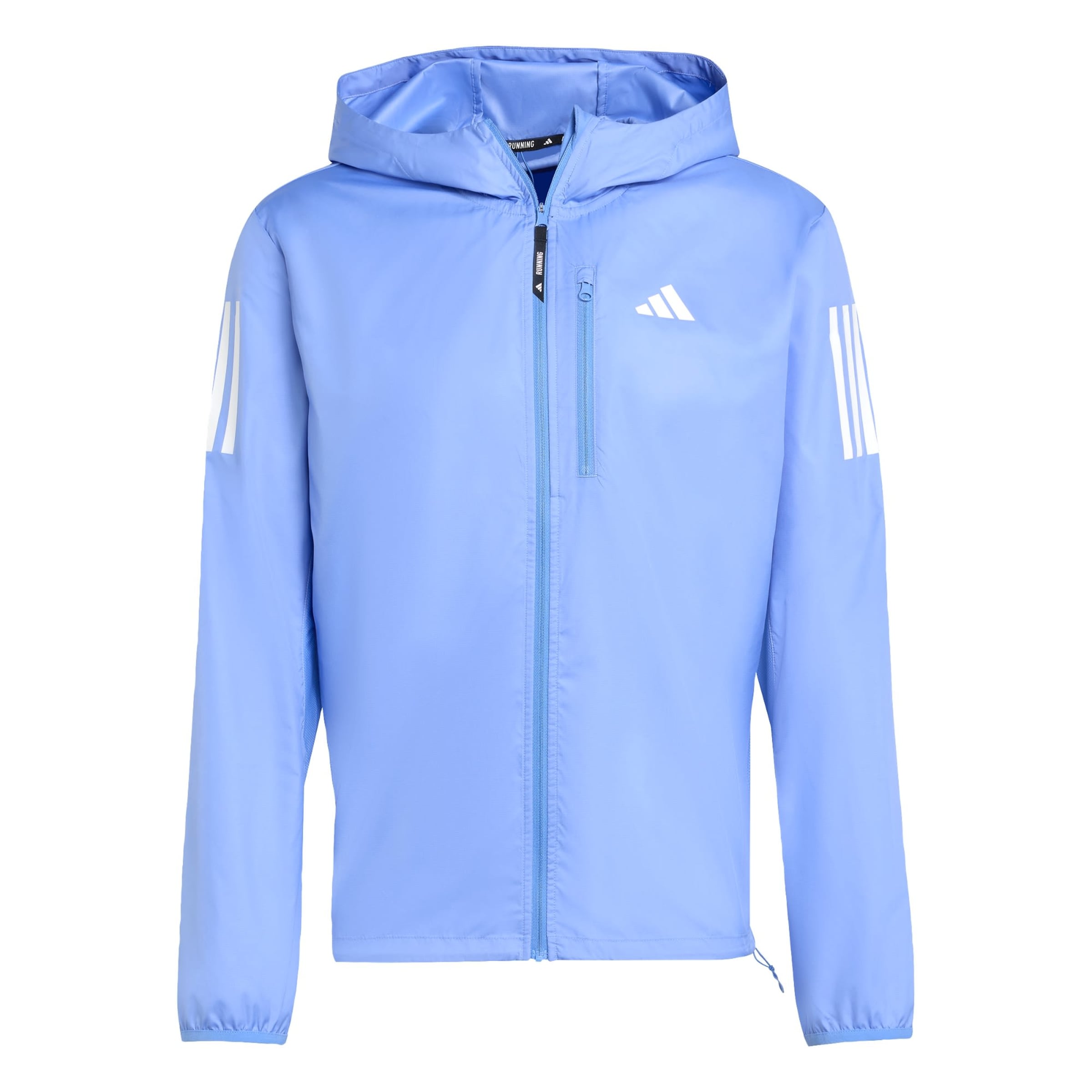 ADIDAS PERFORMANCE Sportjacke 'Own the Run' in Blau: Vorderseite
