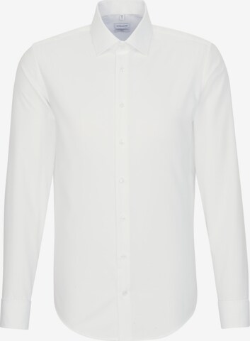 SEIDENSTICKER Slim fit Business Shirt in White: front