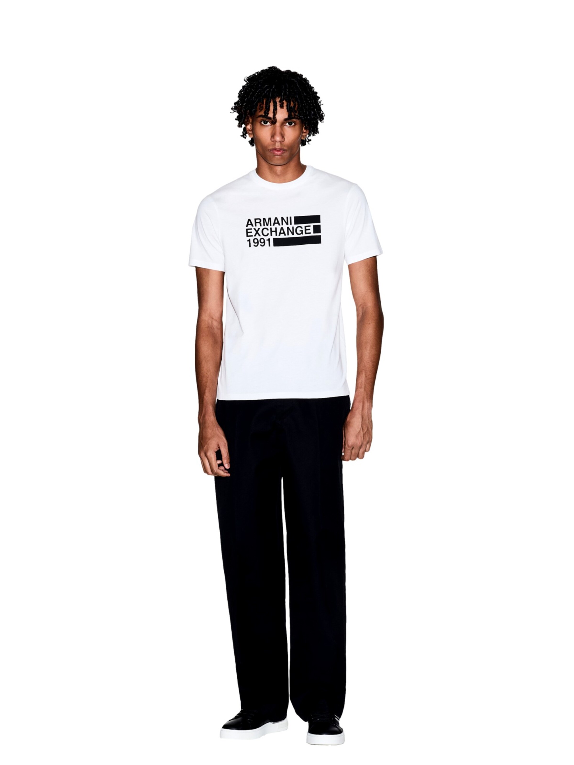 T-Shirt ARMANI EXCHANGE en blanc