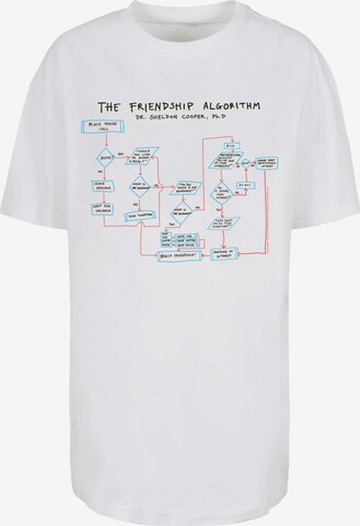 F4NT4STIC T-Shirt 'Friendship Algorithm' in Weiß: predná strana