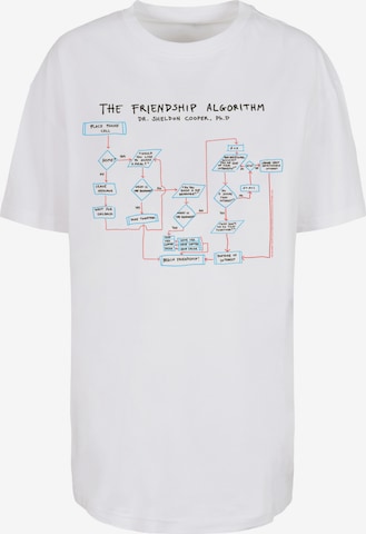 F4NT4STIC Shirt 'Friendship Algorithm' in Wit: voorkant