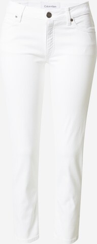 Slimfit Jeans de la Calvin Klein pe alb: față