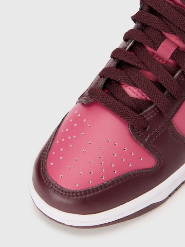 Sneaker bassa 'Dunk' di Nike Sportswear in rosso