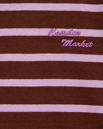WE Fashion - Camiseta en marrón