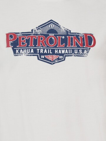 Petrol Industries T-shirt 'Mariner' i vit