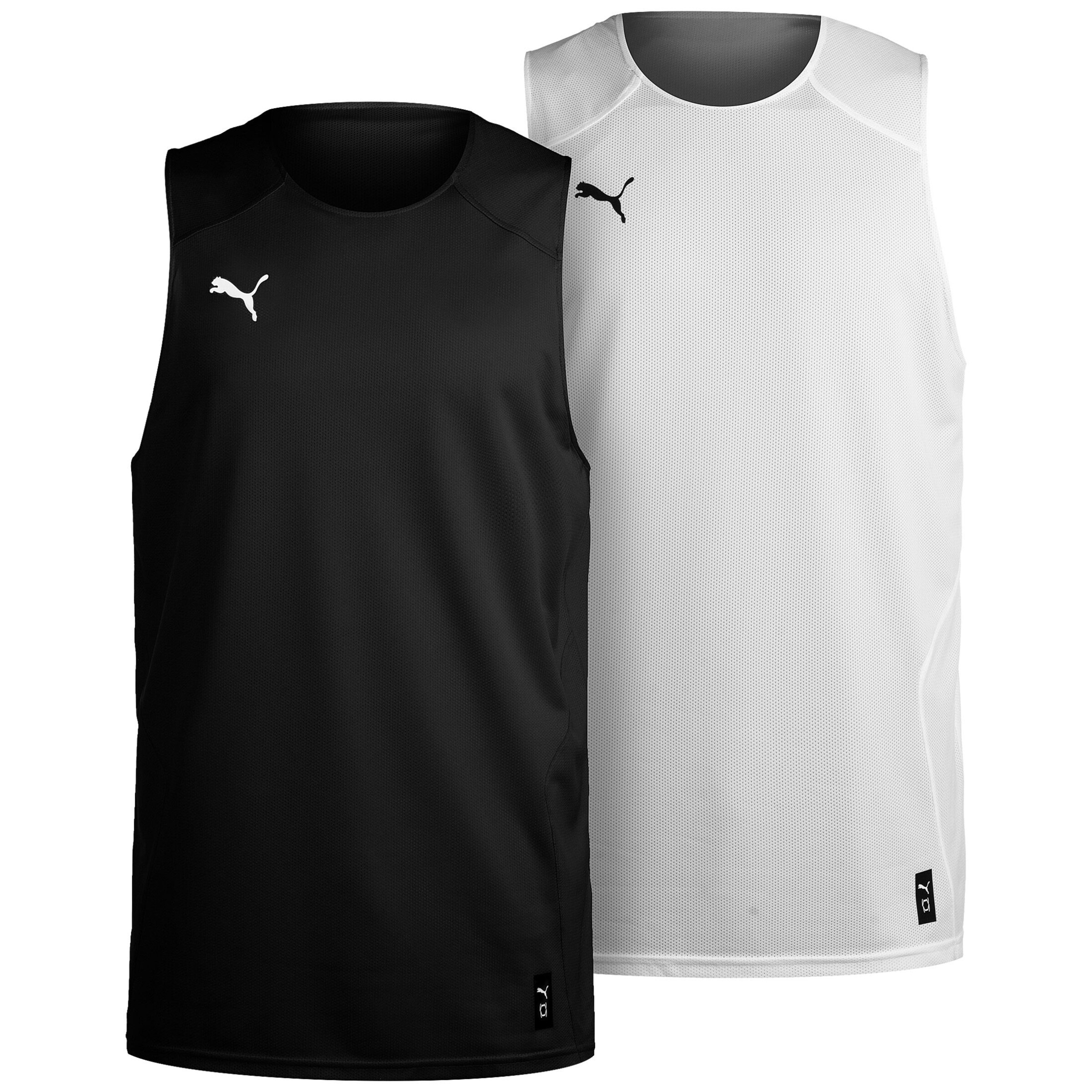 PUMA Sporttop 'Hoops Team Reverse' in Schwarz: Vorderseite
