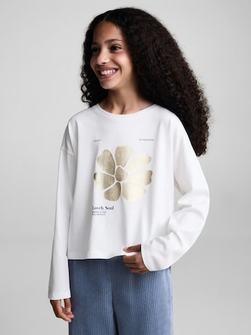 MANGO KIDS Tričko 'SOUL' – béžová: přední strana