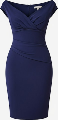 Robe GODDIVA en bleu : devant