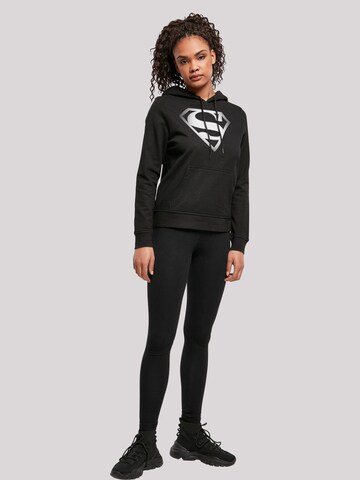F4NT4STIC Sweatshirt 'DC Comics Superman Superheld Spot Logo' in Schwarz