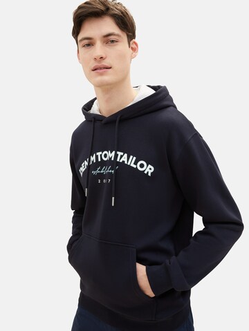 TOM TAILOR DENIM Sweatshirt i blå