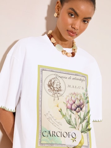 Lipsy Oversize póló - fehér