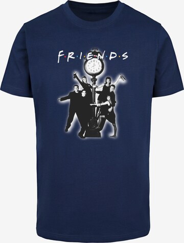 T-Shirt 'Friends - Clock Mono Photo' ABSOLUTE CULT en bleu : devant