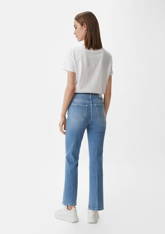 comma casual identity Flared Jeans in Blau: Rückseite