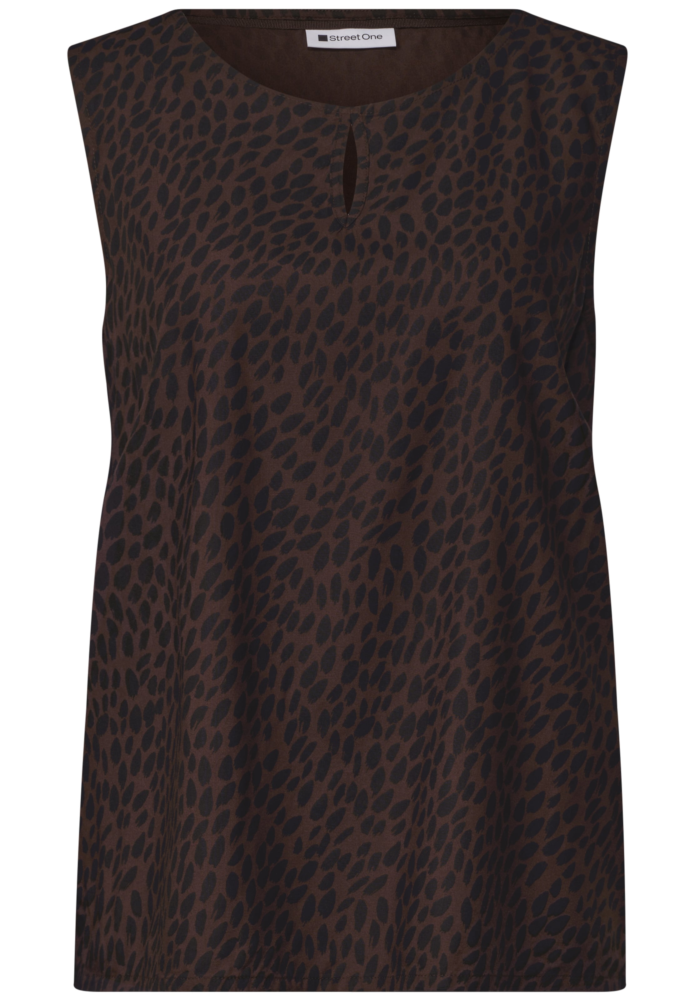 STREET ONE Blouse in Brown: front