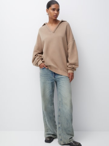 Pull&Bear Tréning póló - barna