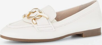GABOR Classic Flats in White: front