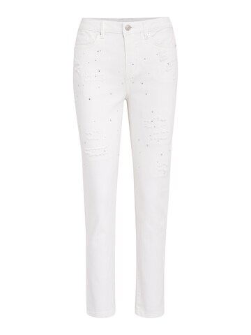 DESIRES Jeans 'Lucky' in Wit: voorkant