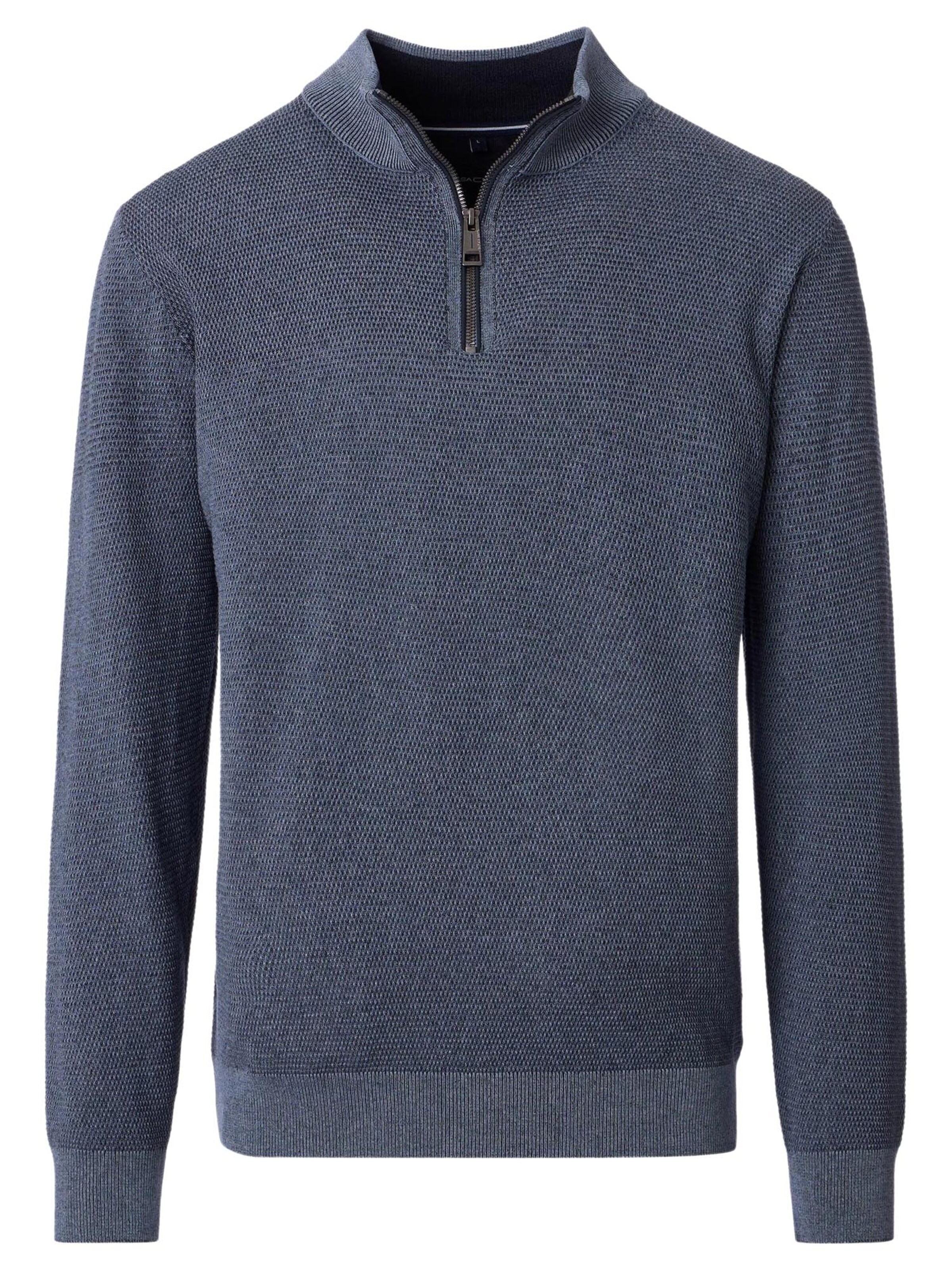 CASAMODA Sweater 'Basic' in Blue: front